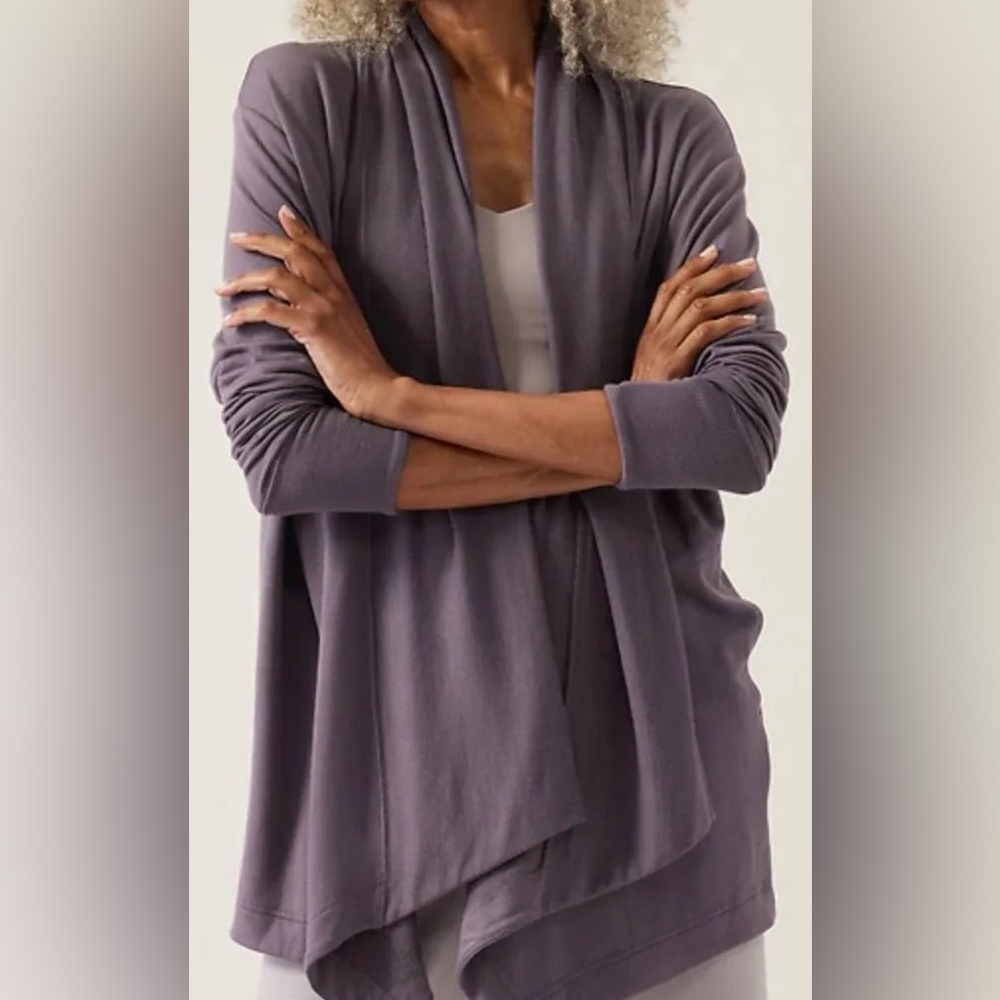 Athleta pranayama II wrap dusk violet